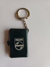 porte clé vintage petit carnet Philips 3 cm / 4,5 cm