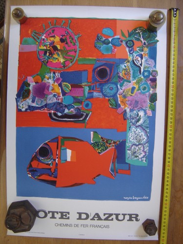 Affiche 1971 chemins fer - affiche, de