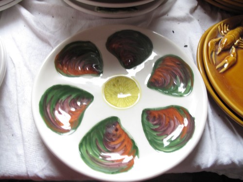 Assiette huitres - assiette,