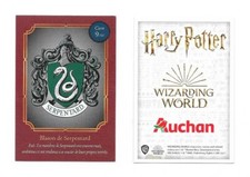 Carte - Auchan - Harry Potter - Wizarding World - N°09 - Blason de Serpentard