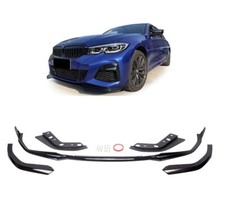 Spoiler avant m performance noir BMW série 3 G20 G21 phase 1 11/2018-05/2022