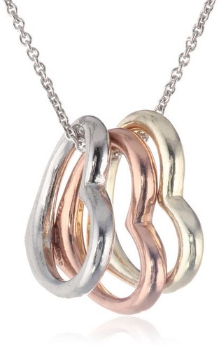 Sterling silver tri colored - silver, tri-colored