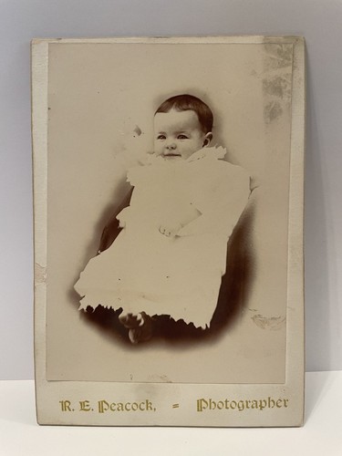 Robe blanche bébé portrait - blanche,