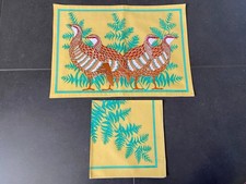 1 set de table Hermès jaune