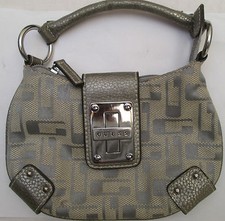 -AUTHENTIQUE petit sac à main GUESS toile TBEG vintage bag 