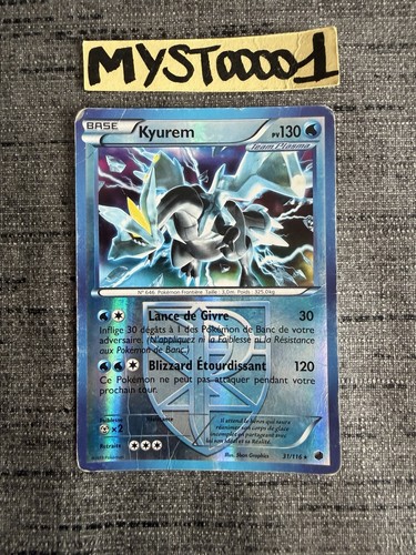 Carte pokémon kyurem 116 - pokémon,