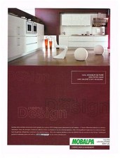 PUBLICITE ADVERTISING  2004   MOBALPA   cuisines 100%  DESIGN