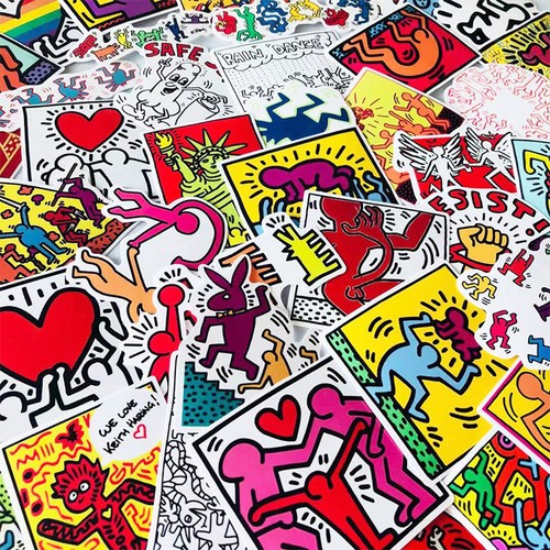 100pcs waterproof keith haring - keith,