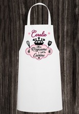 Tablier de cuisine Humour Princesse personnalisé avec prénom