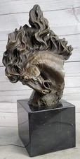 Sculpture En Bronze De Cheval