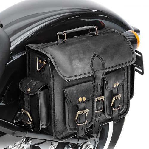Sacoche laterale moto vintage - sacoche,