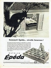 Publicité Advertising 108  1959   le matelas  épéda