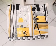 Sac cabas toile cirée Texier motif femme, en bon état