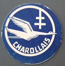 Insigne ou vignette papier RÉSISTANCE MAQUIS FFI CHAROLLAIS WW2 1945 ORIGINAL