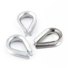 DÉS EN ACIER INOXYDABLE V4A dé à coudre corde acier câble câble fil Nirosta