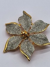 Zk4- Broche fleur vintage