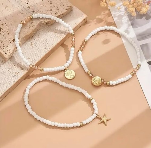 Bracelet fantaisie perles - fantaisie,