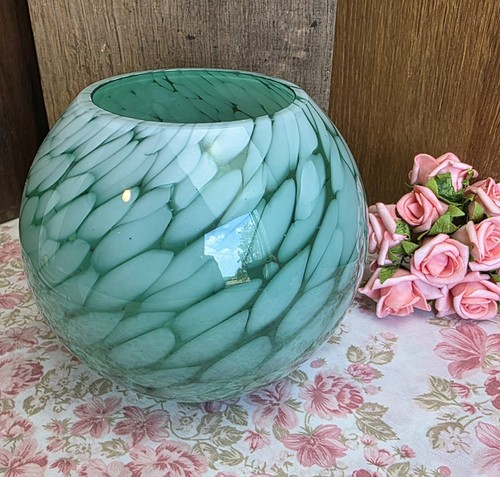 Vase boule verre clichy - vase,