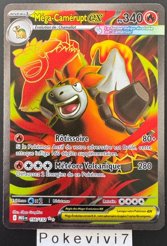 Carte pokemon mega camerupt - carte, mega-camerupt