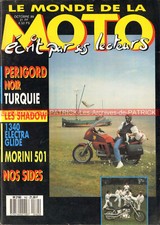 MONDE de la MOTO 162 BMW R100 GS R50/5 HONDA VT 600 1100 Shadow MORINI 501 Camel
