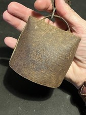 Ancienne Cloche Vache DEVOUASSOUD 000 Chamonix Sonnaille Art Populaire Montagne