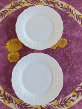 2 Assiettes à Dessert Porcelaine Limoges Philippe Deshoulières California 22cm