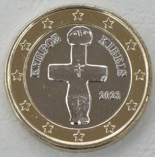 1 E.uro Pièce De Cours Chypre