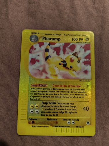 Carte pokemon pharamp 165 - carte,