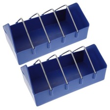  Lot de 4 mangeoires à pigeons, distributeur de nourriture, bol