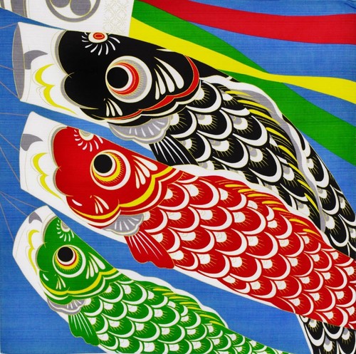 Koinobori carpe koi - koinobori,
