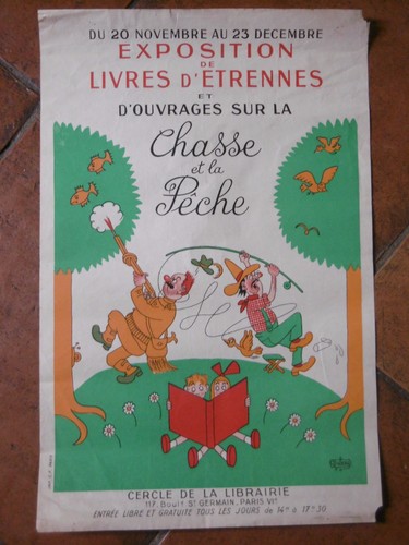 Affiche dubout chasse - affiche,