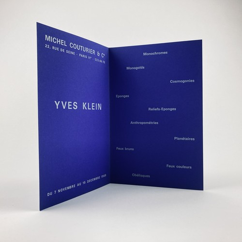 Yves klein galerie - klein,,