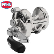 Moulinet conventionnel 2 vitesses PENN Saltwater International VI 12VISX Silver