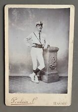 PHOTO ANCIENNE CDV  Société de gymnastique Homme Athlète Sport Poulain au Havre