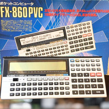 Casio FX-860PVC Pocket Computer CASL Programmable Vintage Calculator Japon 64KB