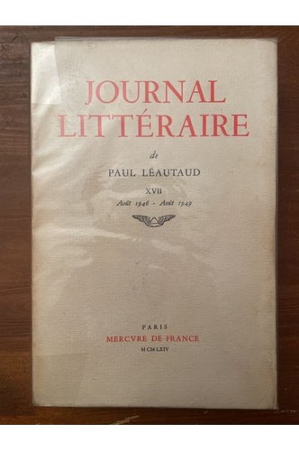 Journal littéraire tome - littéraire,