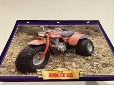 Honda ATC 185 S 1981 fiche carte moto passion collection Atlas