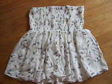 jupe PROMOD t 40 motif plumes / jupon