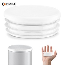 bouchon por tube rond plastique blanc tuyau rond embout bouchons PE