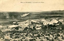 CPA ALGERIE MINES DU BOU-JABER LA LAVERIE ET LES USINES (rare cpa industrie