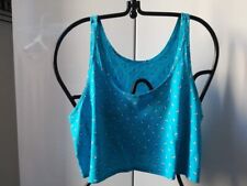 Haut/top court turquoise