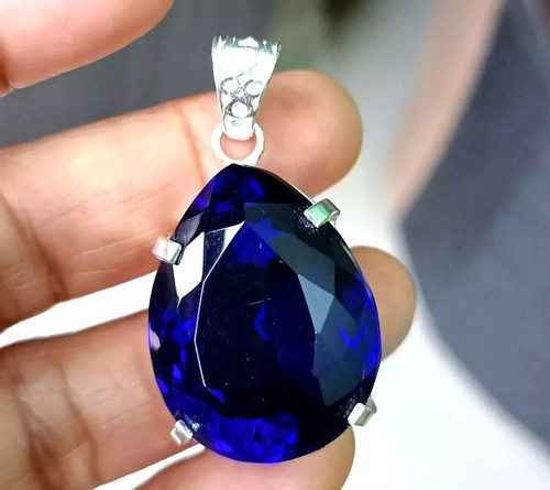 Naturel saphir bleu - naturel, ct