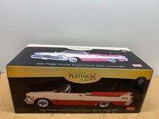 SUNSTAR DODGE CUSTOM ROYAL LANCER OPEN CONVERTIBLE 1959 1/18 EN BOITE gé F4
