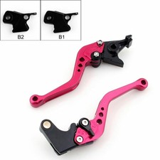 Courts Leviers de frein d'embrayage pour BMW K1600 K1300 K1200R K1200S Red A'