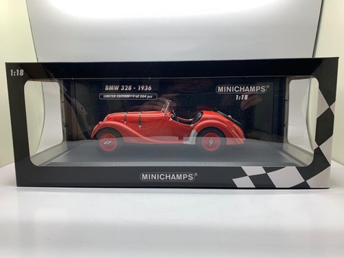 Minichamps bmw 328 1936 - minichamps, rouge