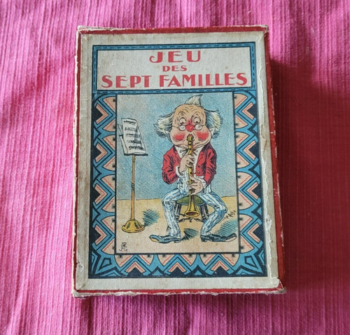 Authentique ancien jeu - jeu, sept