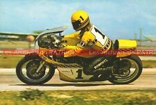 ROBERTS Kenny : YAMAHA TZ 750 Jaune/noire Carte Postale Moto Motorcycle Postcard