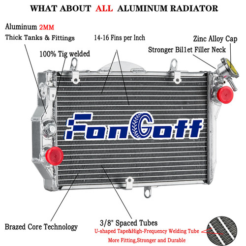 Aluminium radiateur pour - pour, honda