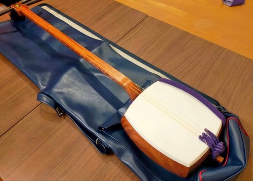 Corps shamisen avec étui - shamisen,