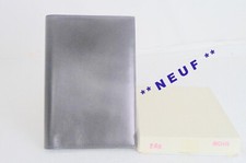 PORTE-FEUILLES  CUIR NOIR  lisse ** vintage **  NEUF